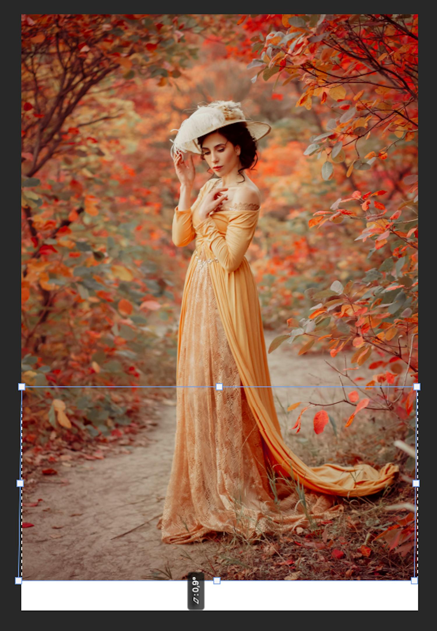 Forlæng benene i Photoshop